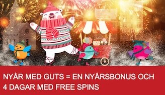 Guts free spins bonus
